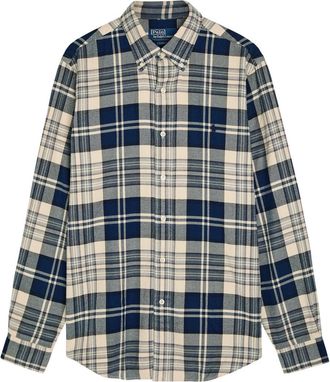 Polo Ralph Lauren Plaid Flannel Shirt - Navy - Xxl
