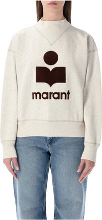 Isabel Marant Sweatshirts, female, Beige, S, Moby Sweatshirt