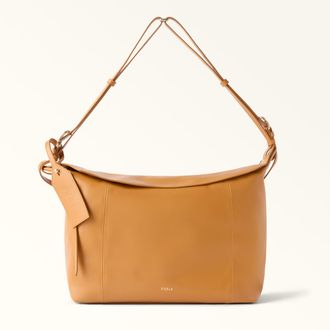 Furla Ginevra Borsa A Spalla L Cuir Marrone Pelle Di Vitello Varrenne Donna