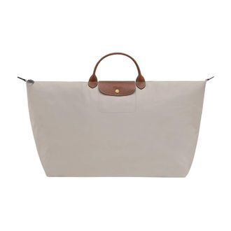 Longchamp Le Pliage Original XL reistas - Dames - Tassen - Grijs - Maat: ONE Size Leer