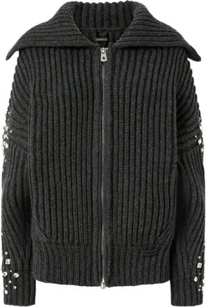 Pinko Mujer, Jerseys, Gris, Talla: M