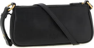 Pinko Half Moon Crossbody Bag - Black