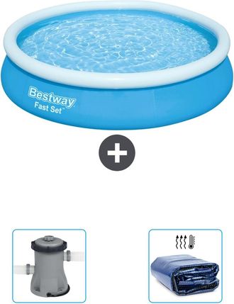 Bestway Piscina Bestway Fast Set Redonda - 366x76 Cm - 5-piezas S22276