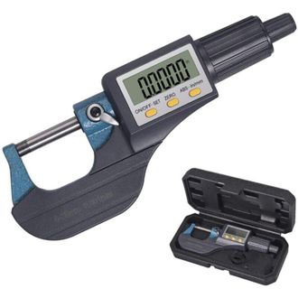 OEM Micr&oacute;metro Digital Lcd De 0-25 Mm - Resoluci&oacute;n 0,001 Mm - Precisi&oacute;n 0,002 Mm - Apagado Autom&aacute;tico - Acero Inoxidable Y Abs