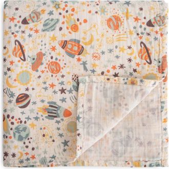 Mushie Muslin Swaddle Blanket in Space at Nordstrom