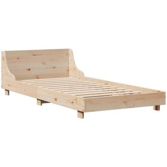 vidaXL Estructura De Cama Sin Colch&oacute;n Madera Maciza De Pino 90x190 Cm Vidaxl