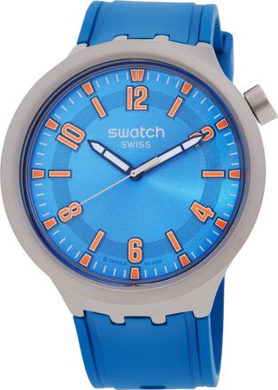 Swatch Blue In The Works Quartz Blue Dial Watch SB07S115