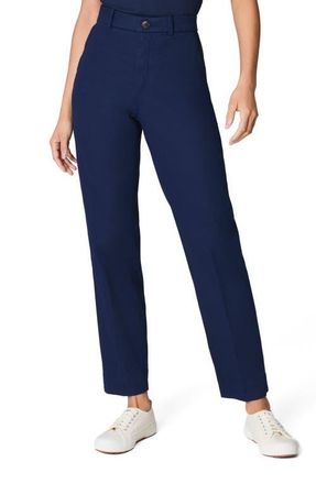 Spanx SPANXsupersmooth Stretch Twill Straight Leg Pant in Timeless Navy at Nordstrom, Size X-Small