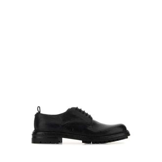 Dolce & Gabbana Leren Derby Schoenen - Heren - Nette schoenen - Zwart - 40 EU - Leer - Schoenen