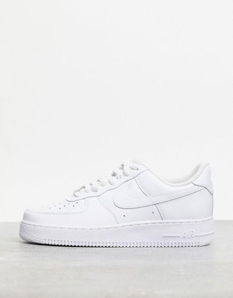 Nike Air Force 1 07 sneakers in triple white