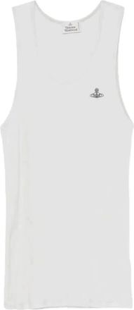 Vivienne Westwood orb-scarf tank top - men - Wool - M - Grey