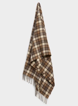 Le 31 Mens Fringed check scarf Imported from Seoul
