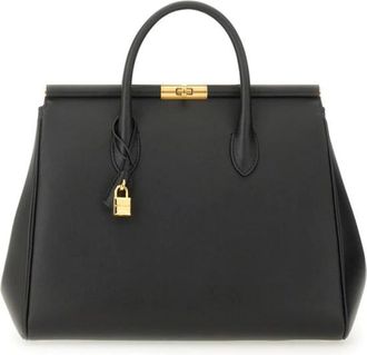 Dolce & Gabbana Marlene Handtas - Dames - Handtassen - Zwart - ONE Size - Leer - Tassen