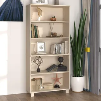 vidaXL Vidaxl - Aparador Hamar Madera De Pino Maciza Marr&oacute;n Miel
