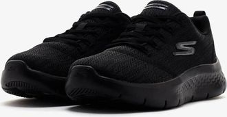 Skechers Womens Skechers Go Walk Flex Striking Look 124960-BBK Black Walking Shoes UWU970