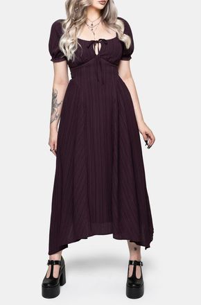 Disturbia Fenella Keyhole Midi Dress in Purple at Nordstrom, Size 10