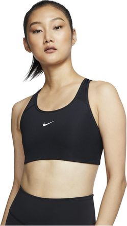 Nike (WMNS) Nike Swoosh Medium-Support 1-Piece Pad Sports Bra Black BV3637-010