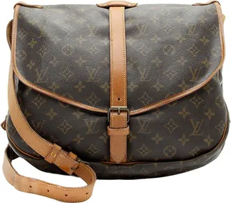 Louis Vuitton Vintage Monogram Canvas Saumur 35 (Authentic Pre-Loved)