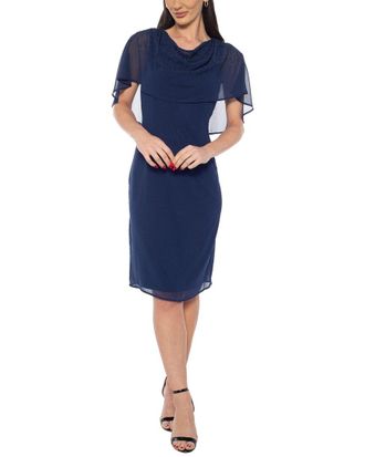 Marina Rossini Beaded Midi Dress