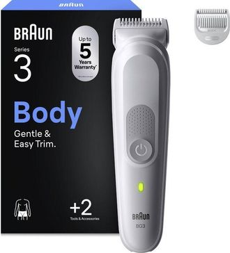 Braun Afeitadora Corporal - Braun - Bg3500 - 80 Min - Impermeable - Gris