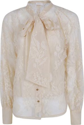 Zimmermann Blouses - Dames - Blouses - Beige - M - Overhemden