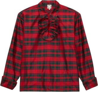 Ines De La Fressange Overhemden, Dames, Rood, XS, Ortiz Gestreepte Blouse