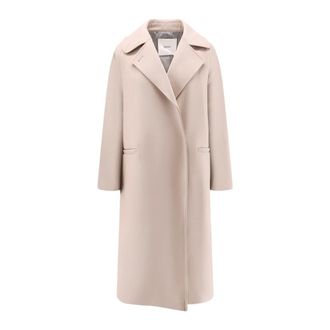 Hev&ograve; Gabardina cruzada Adelfia - Coats - Mujer - Beige - M