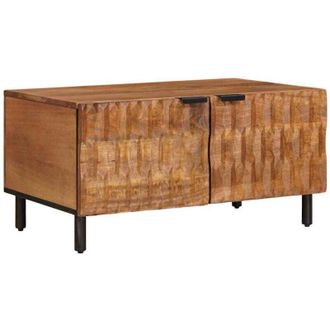 vidaXL Coffee Table Brown 80 x 50 x 40 cm Solid Mango Wood vidaXL