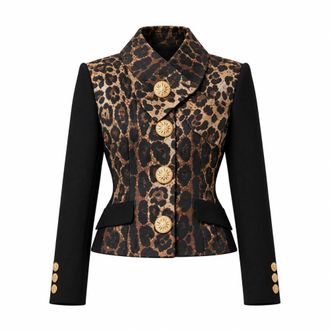 Dolce & Gabbana Jas - Dames - Jassen - Veelkleurig - Maat: XS Zijde