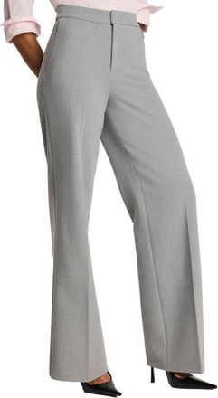 Spanx SPANXsupersmooth WellSuited 360 High Waist Wide Leg Pants in Heather Grey at Nordstrom, Size X-Small