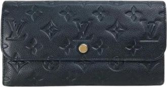 Louis Vuitton Pre-owned Canvas Wallet - Dames - Vintage Accessoires - Blauw - ONE Size - Vintage