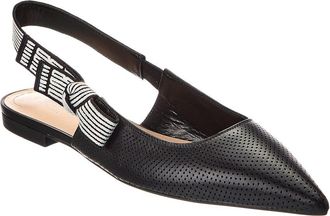 Dior Toujours Leather Slingback Flat