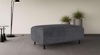 HOME AFFAIRE Polsterhocker »ARROS gross mit Wellenunterfederung, Masse B/T/H: 120/70/46 cm« passend zur Serie, in hochwertiger Verarbeitung