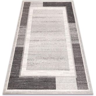RugsX Rugsx - Alfombra Wool Angel 6232 / 52022 Geometric, Marco Beige / Gris Beige 240x340 Cm