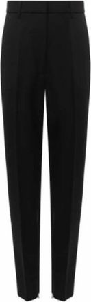 Barbara Bui Broeken - Dames - Slim Fit Broeken - Zwart - M - Wol - Broeken
