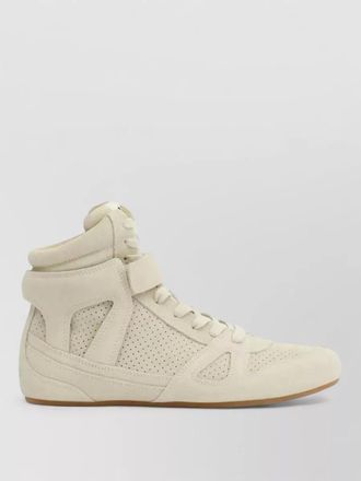 Isabel Marant suede high-top sneakers