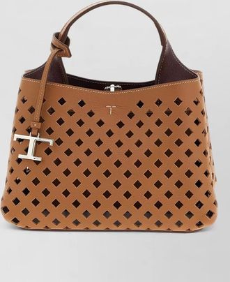 Tod's calfskin leather cross-body bag