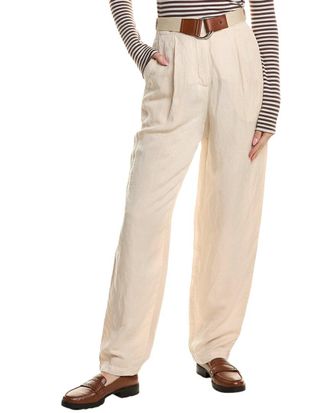 Emporio Armani Linen-Blend Trouser