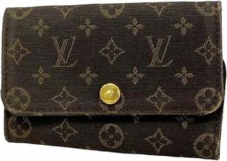 Louis Vuitton Vintage, unisex, Bruin, ONE Size, Pre-owned Fabric Sleutelhanger