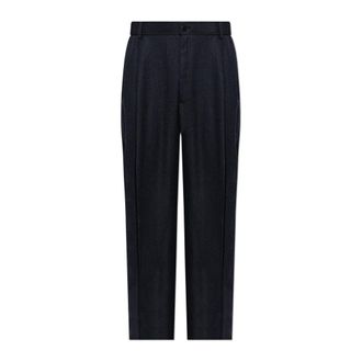 Brioni Pantaloni in Lana - - Trousers - Uomo - Blu - L