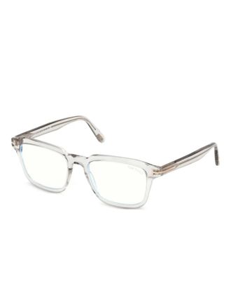 Tom Ford Eyewear rectangle-frame glasses - White
