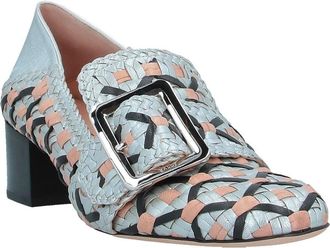 Bally Womens Janelle Pumps in Blue Lamb Leather - Size UK 3