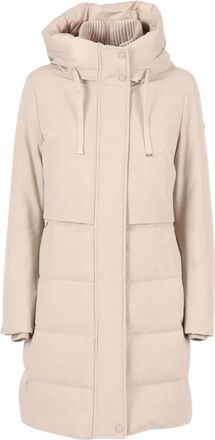 Duno Charlene hooded coat - Neutrals