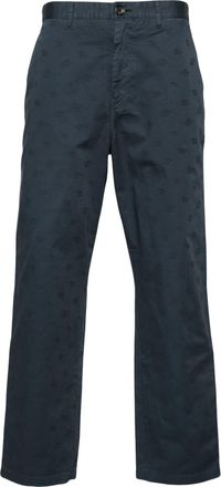 Paul Smith monogram jacquard rechte broek