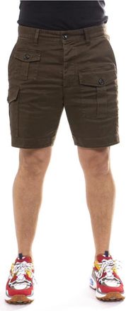Dsquared2 Heren, Korte broeken, Groen, Maat: 2XL Katoen