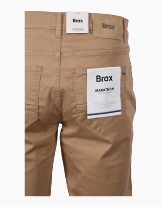 Brax Mens BRAX CADIZ COTTON JEANS TAN - Brown - Size: 38/32