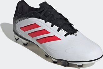 adidas Fussballschuh ADIDAS PERFORMANCE COPA PURE 3 CLUB FG/MG, Damen, Gr. 44,5, weiss (cloud wei&szlig;, lucid rot, core schwarz), Synthetik, Schuhe Fussballschuh