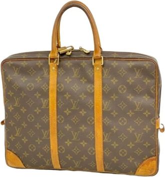 Louis Vuitton Pre-owned Handbags, male, Brown, Size: ONE SIZE Pre-owned Briefcase