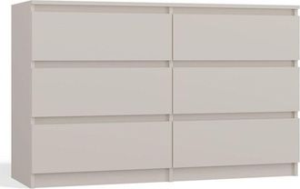 Selsey Selsey MALWA - Cómoda de cinco cajones -120 cm - cachemira