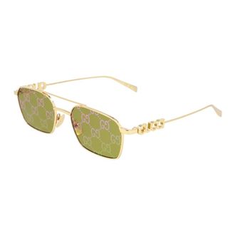 Gucci Gg1804S Zonnebril - unisex - Accessoires - Geel - Maat: 54 MM Nylon